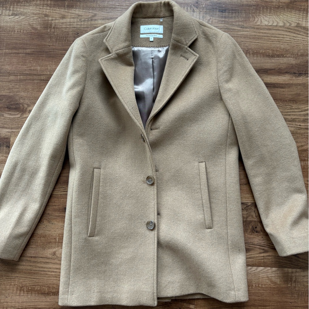 Calvin Klein Tan Trench Coat